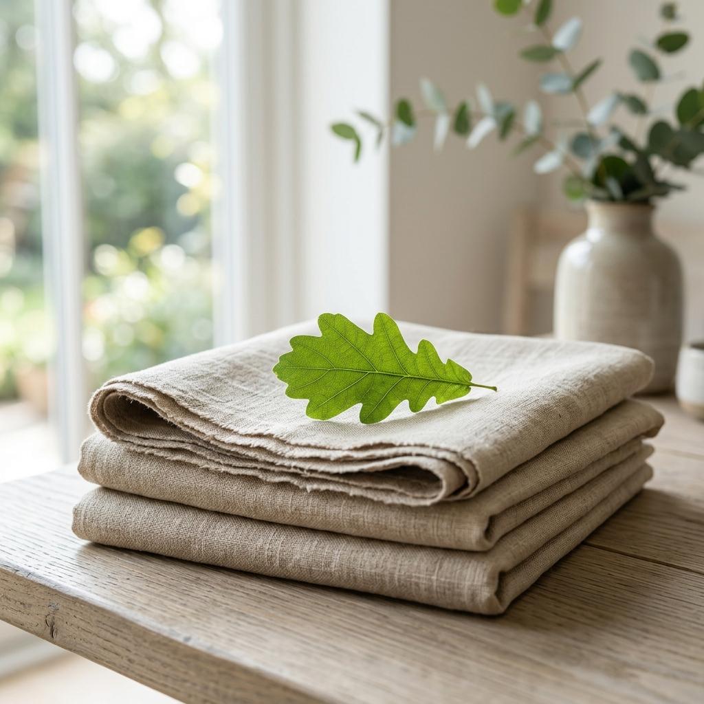 Produit écologique sur textile naturel